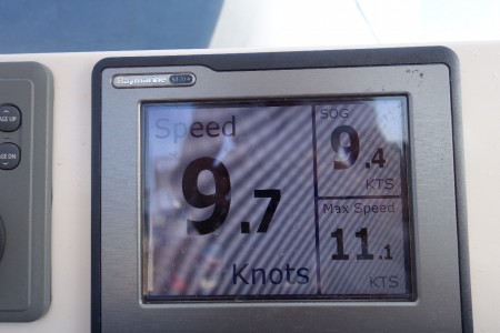 Speed close to double digits